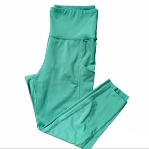 AE NWOT Teal High Waisted Pocket Leggings